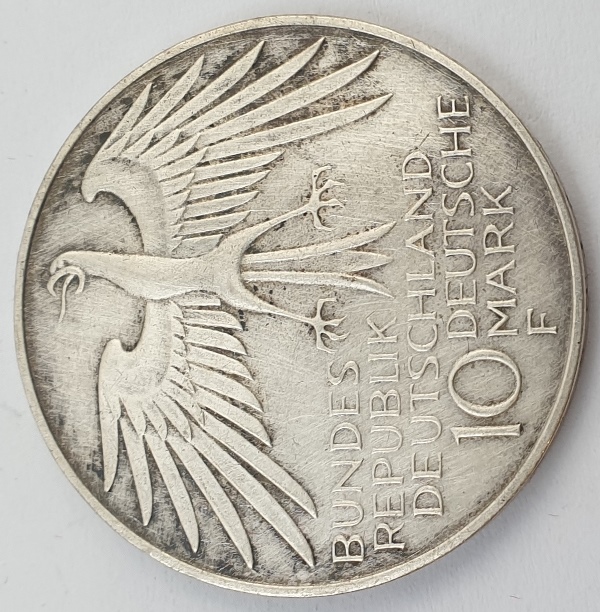 Germany 10 Deutsche Mark 1972, Olympic Games in Munich, Silver Sopcoins