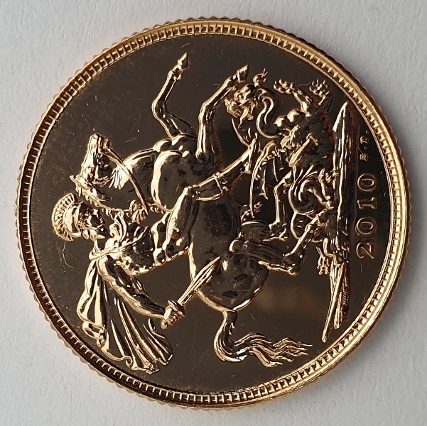 England - 1 Sovereign 2010, Elizabeth II
