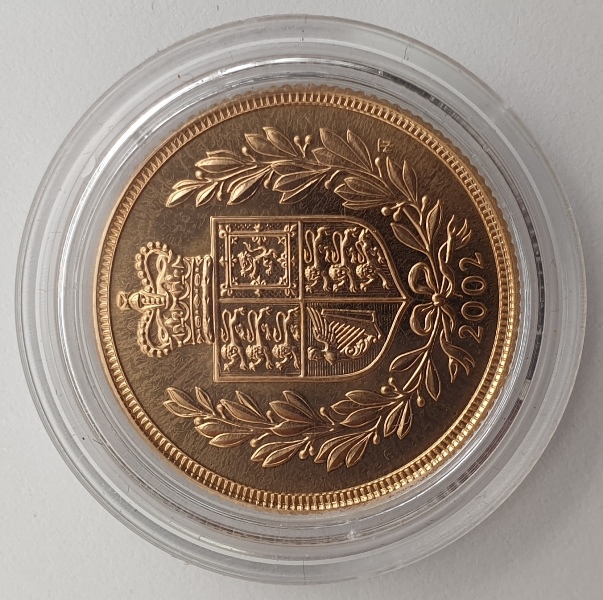 England - 1 Sovereign 2002, Elizabeth II