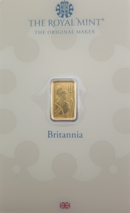 1 Gram Fine Gold 999, Britannia, The Royal Mint