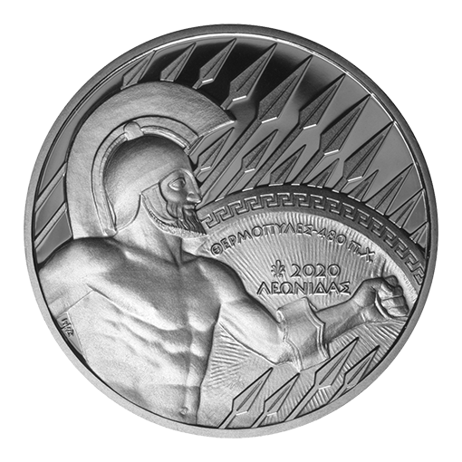 Ελλάδα - 10 Ευρώ 2020, Θερμοπύλες, Ασημένιο PROOF