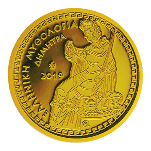 Ελλάδα - 100 Ευρώ 2019, Δήμητρα, Χρυσό PROOF