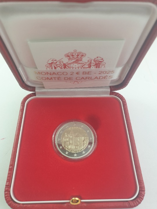 Μονακό - 2 Ευρώ 2025, Albert II County of Carladès, Proof