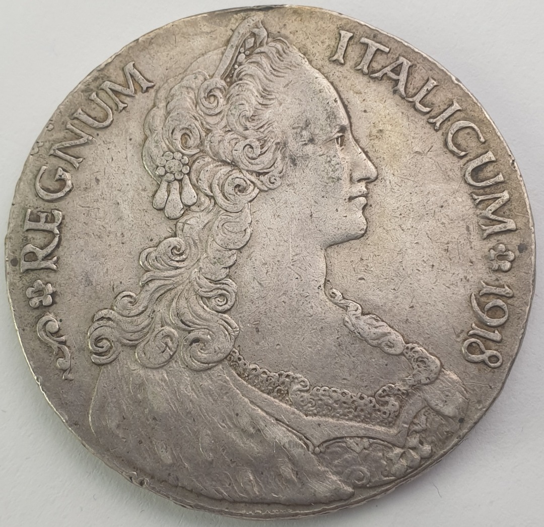 Italian Eritrea - 1 Thaler 1918, Silver