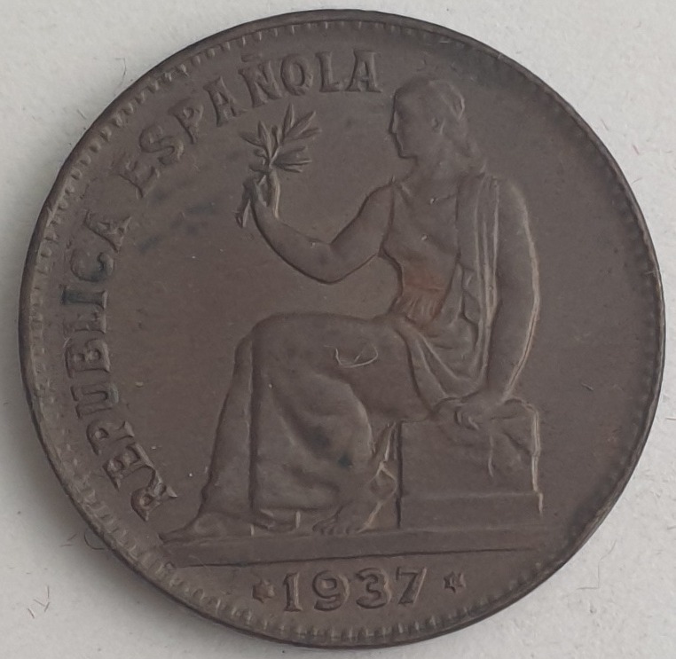 Spain - 50 Centimos 1937, II Republic