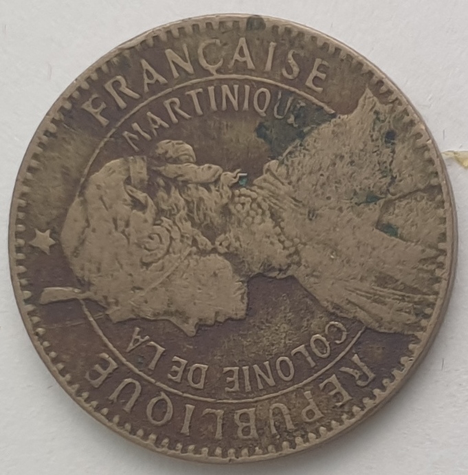 Martinique (Overseas France) - 50 Centimes 1922