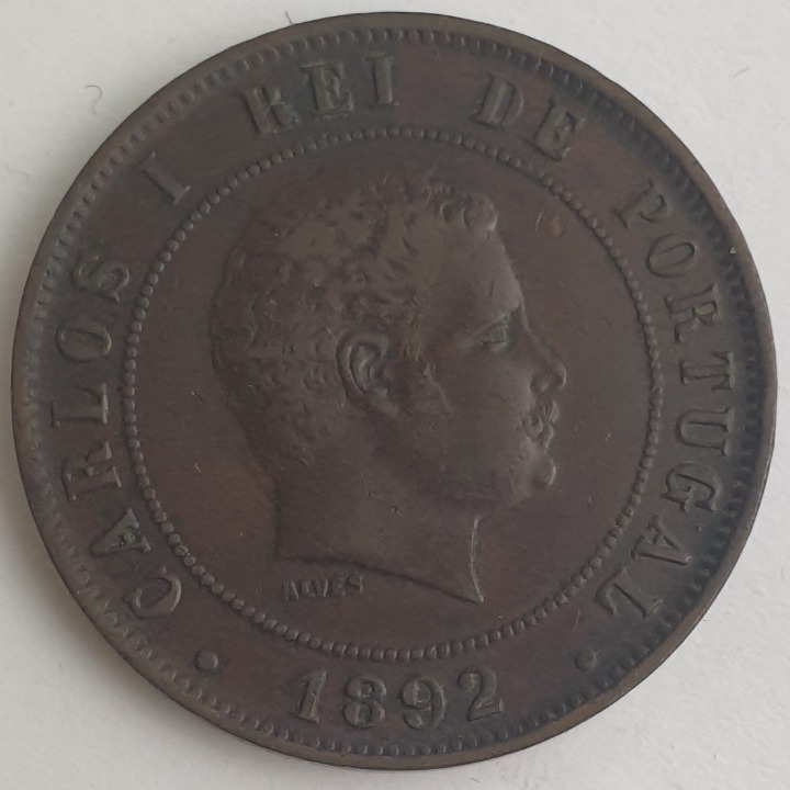 Portugal - 20 Réis 1892, Charles I