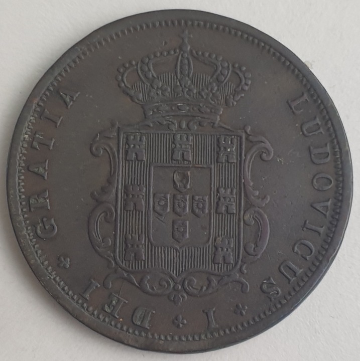 Angola - V Réis 1871, Luíz I 