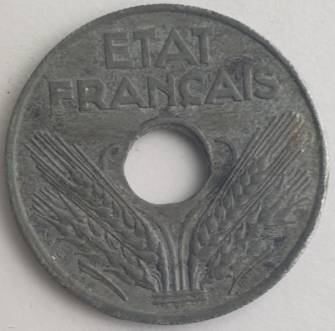 France - 20 Centimes 1943