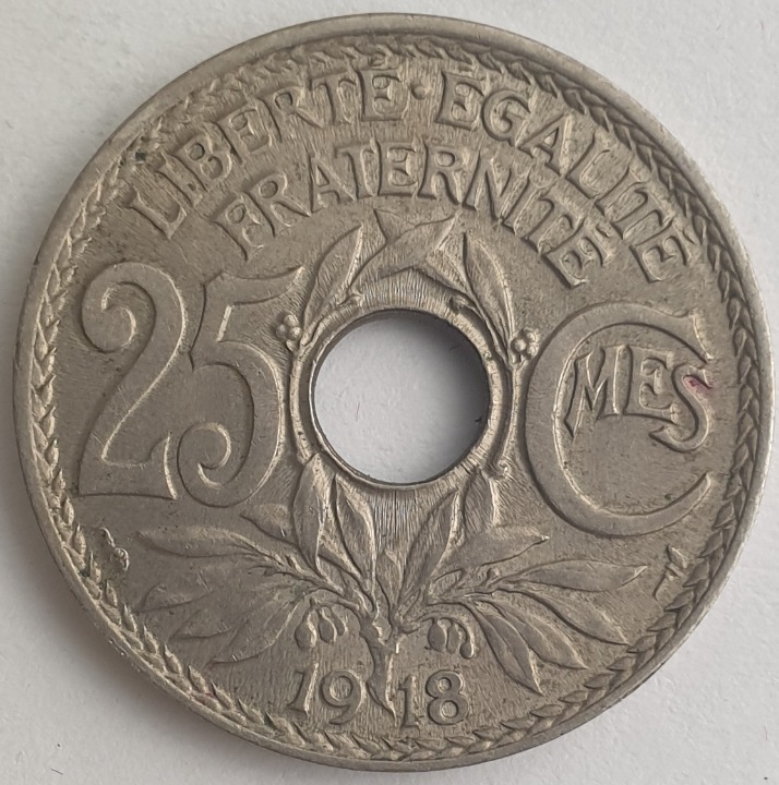 France - 25 Centimes 1918