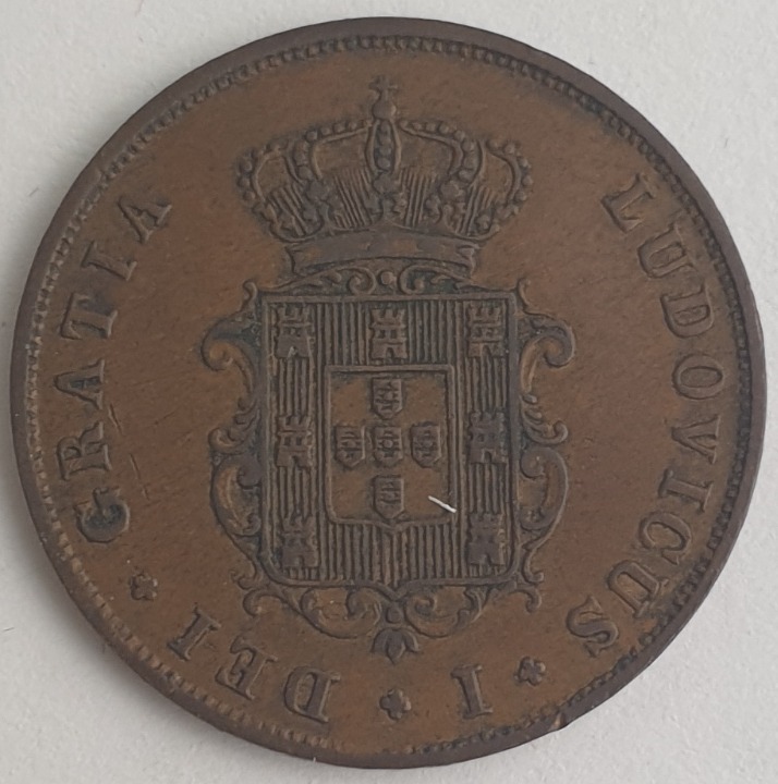 Portugal - 3 Reis 1874, Luiz I