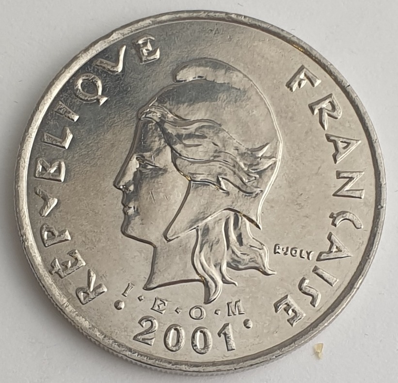 New Caledonia Overseas France - 50 Francs 2001
