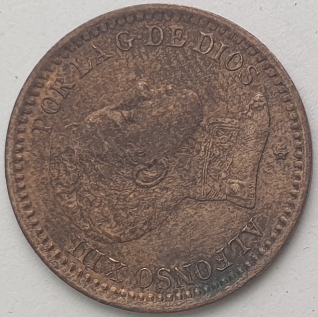 Spain - 2 Centimos 1904, Alfonso XIII
