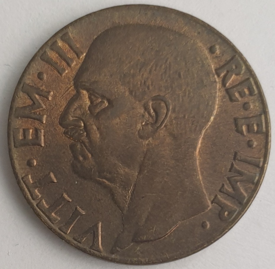 Italy - 10 Centesimi 1943, Victor Emmanuel III