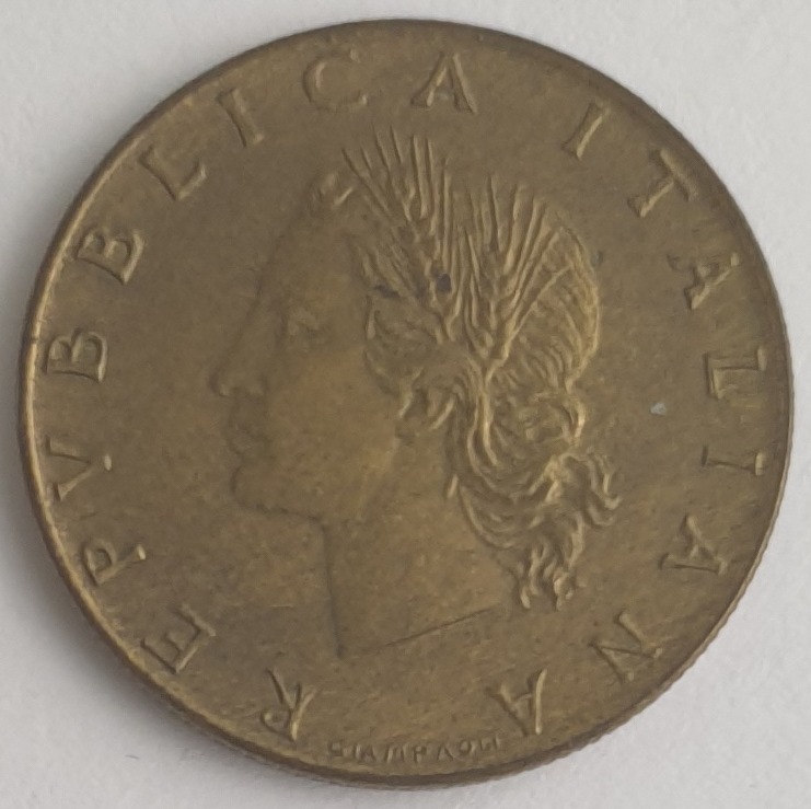 Italy - 20 Lire 1957