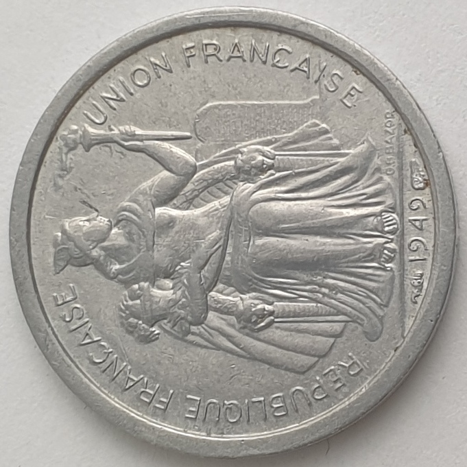 New Caledonia Overseas France - 1 Franc 1949
