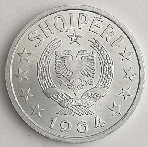 Albania - 20 Qindarka 1964
