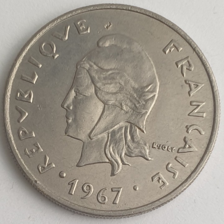 French Polynesia - 20 Francs 1967 