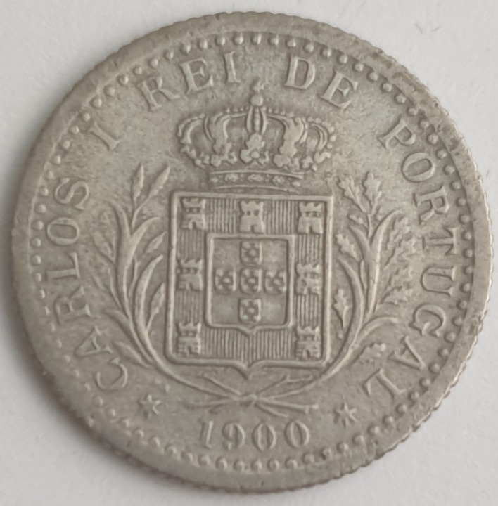Portugal - 100 Réis 1900, Charles I