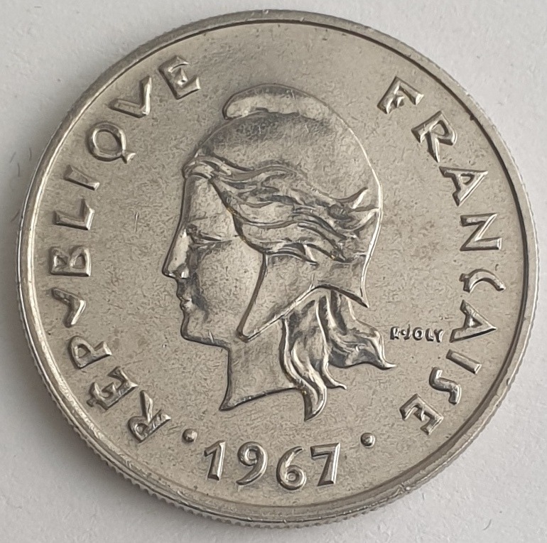 New Caledonia Overseas France - 10 Francs 1967 