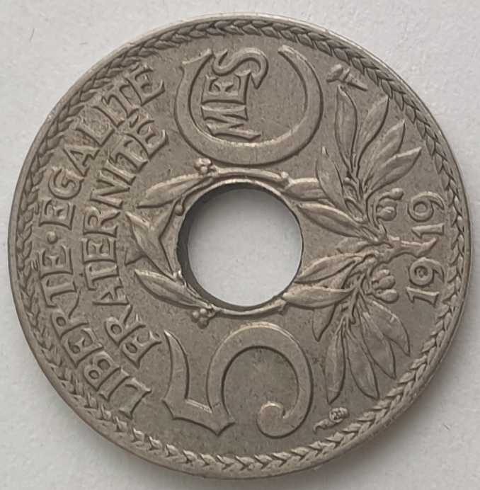 France - 5 Centimes 1919