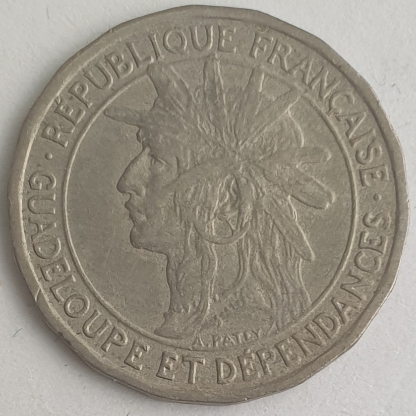 Guadeloupe Overseas France - 50 Centimes 1921