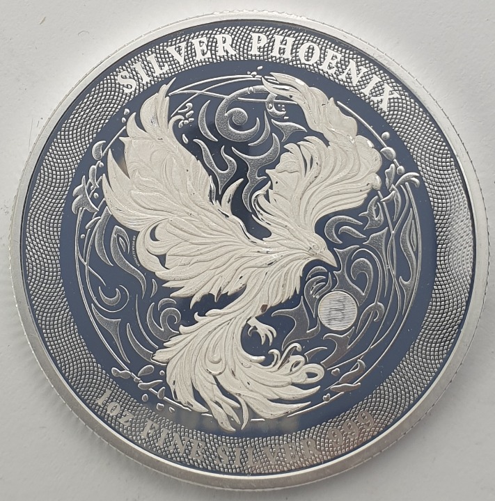 Niue - 2 Dollars 2025 (1 Oz), Charles III Phoenix, Silver 999 *, Proof