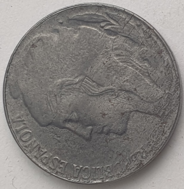 Spain - 5 Centimos 1937, II Republic