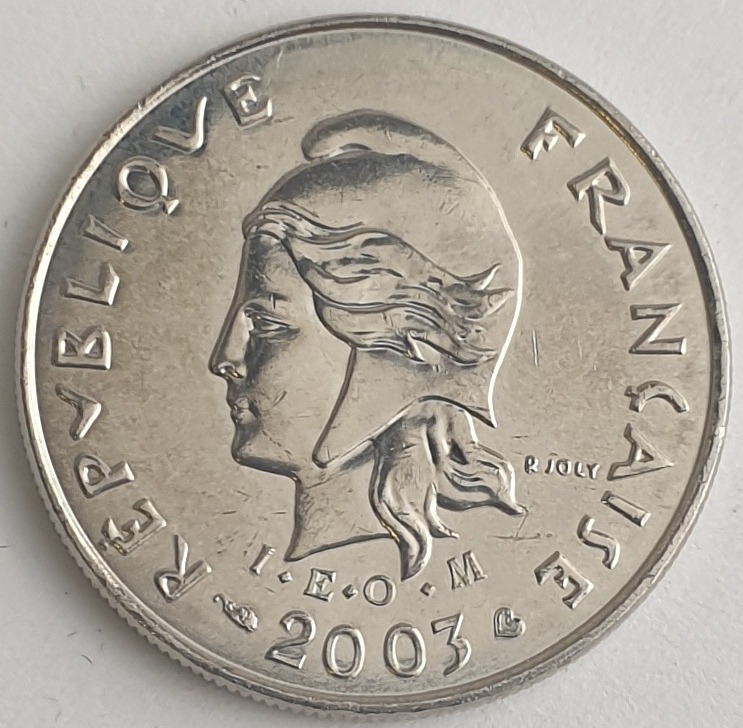 New Caledonia Overseas France - 10 Francs 2003