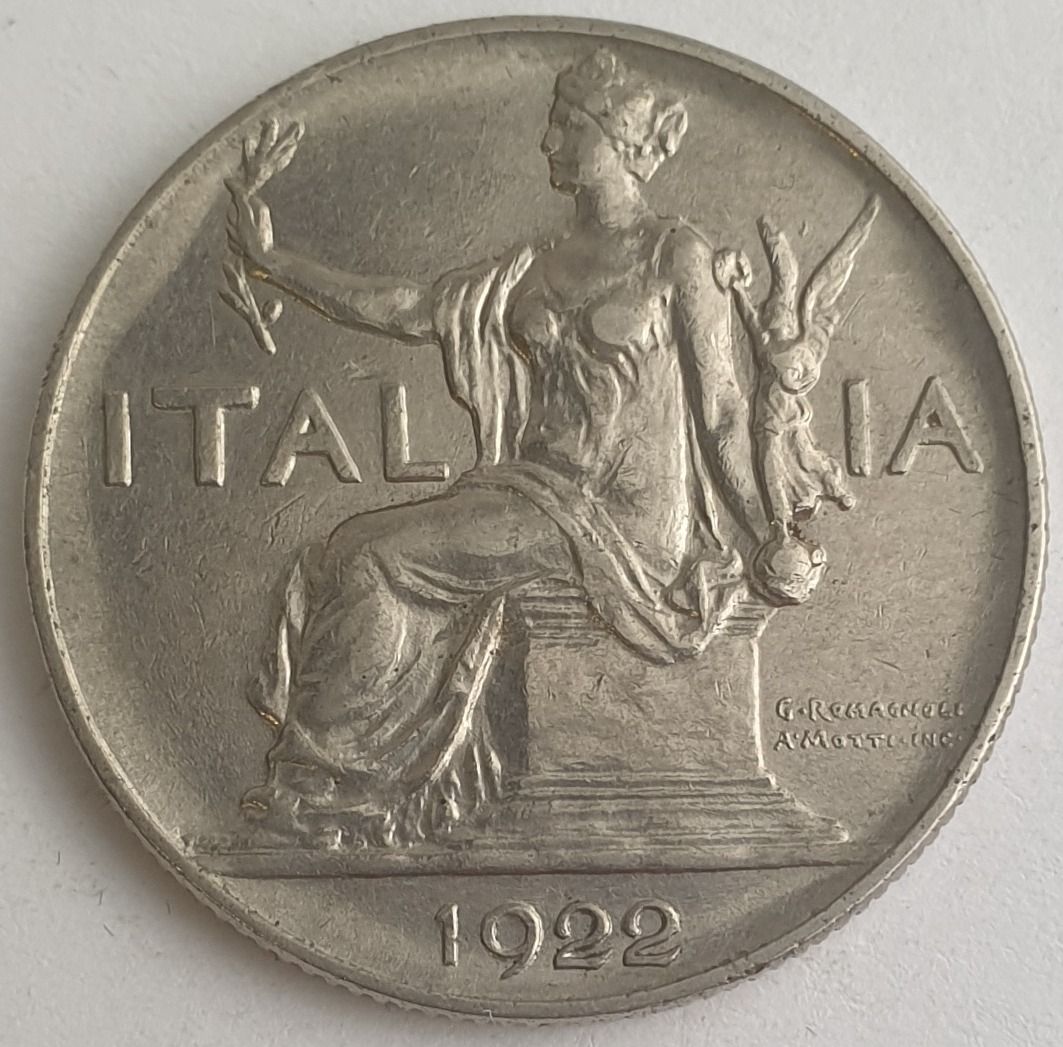 Italy - 1 Lira 1922