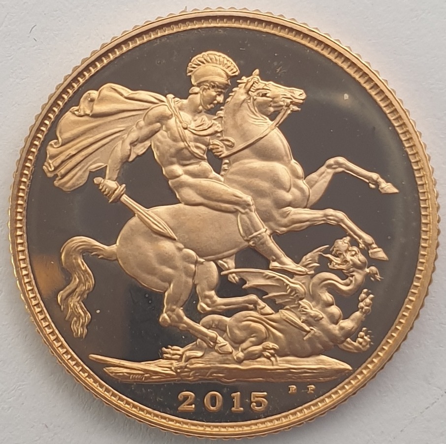England - 1 Sovereign 2015, Elizabeth II, Proof