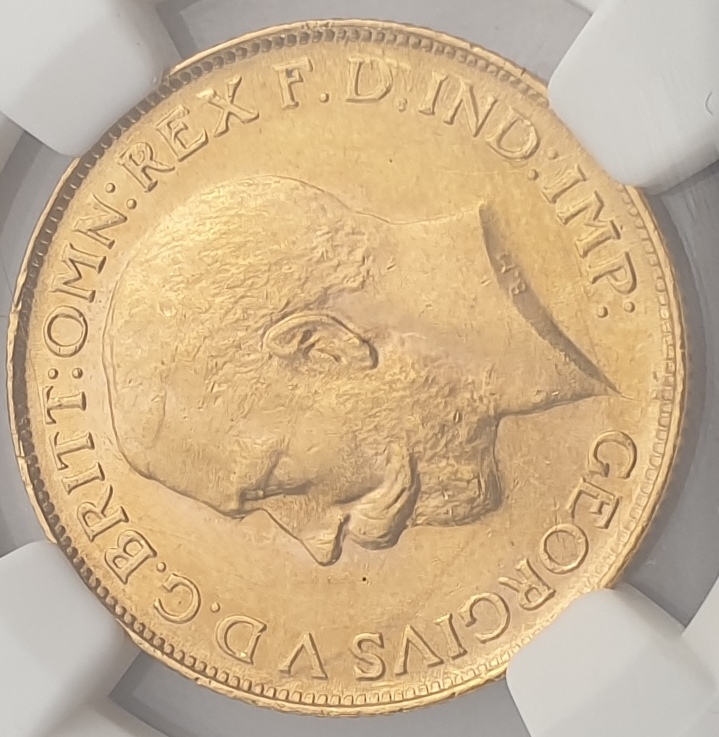 South Africa - 1 Sovereign 1927 SA (MS 64), George V