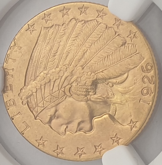 USA - Quarter Dollars 1926 (MS 62), Indian Head