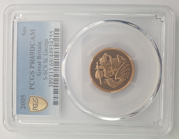 England - 1 sovereign 2005, PR69 DCAM