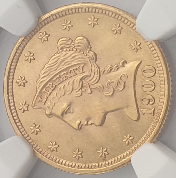 USA - Quarter Dollars 1900 (MS 64), Coronet Head  