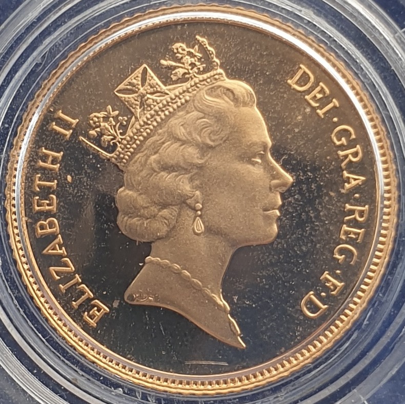 England - Half Sovereign 1986, Elizabeth II, Proof