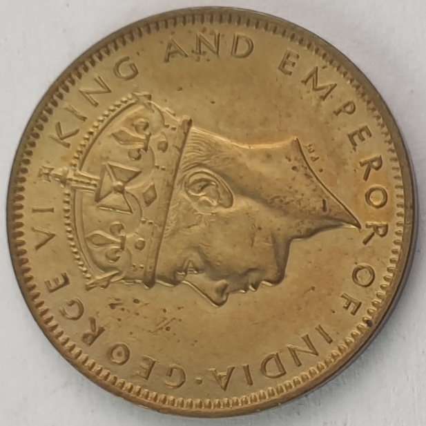 Jamaica - Half Penny 1938, George VI