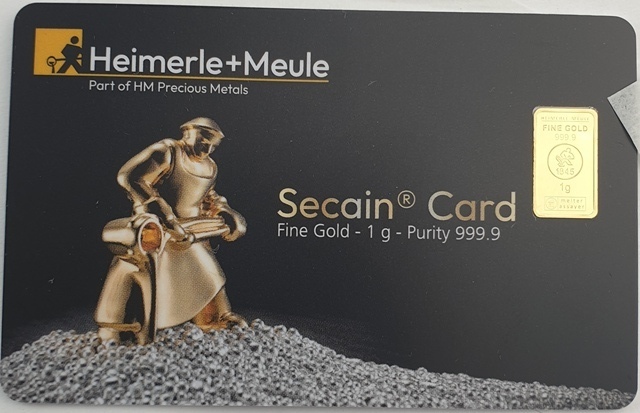 BAR - Heimerle+Meule 1gr Fine Gold 9999*