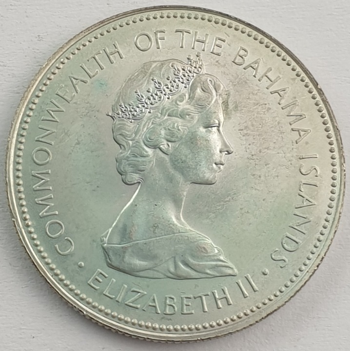 The Bahamas - 50 Cents 1973, Elizabeth II, Silver
