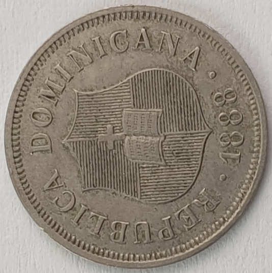 Dominican Republic - 1¼ Centavos 1888