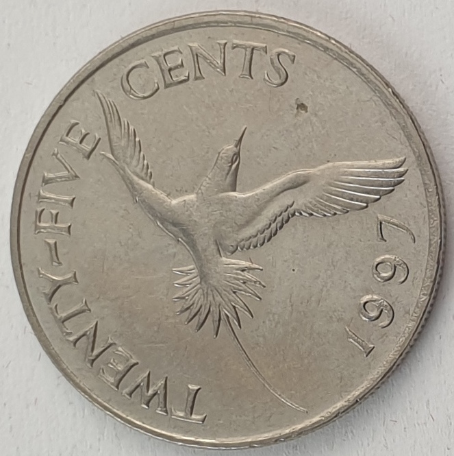 Bermuda - 25 Cents 1997, Elizabeth II