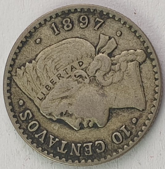 Dominican Republic - 10 Centavos 1897