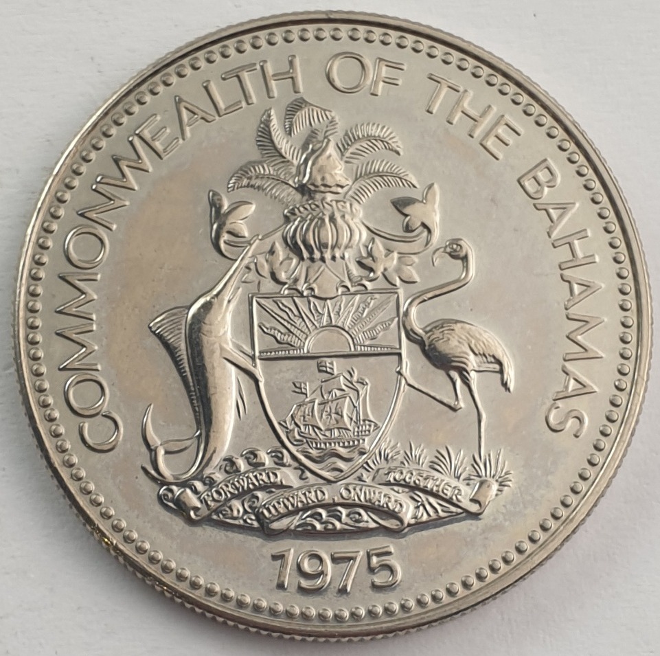The Bahamas - 1 Dollar 1975, Elizabeth II