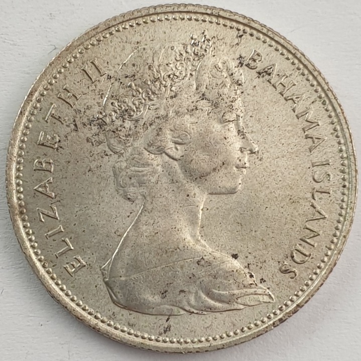 The Bahamas - 50 Cents 1966, Elizabeth II, Silver