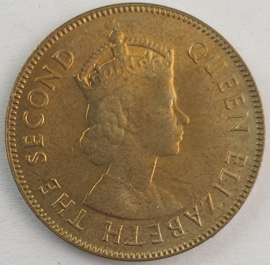 Jamaica - 1 Penny 1953, Elizabeth II