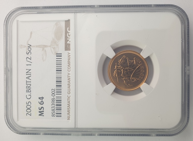 England - 1/2 sovereign 2005, Ms64