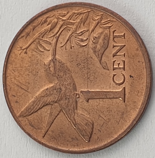 Trinidad and Tobago - 1 Cent 1975, Elizabeth II