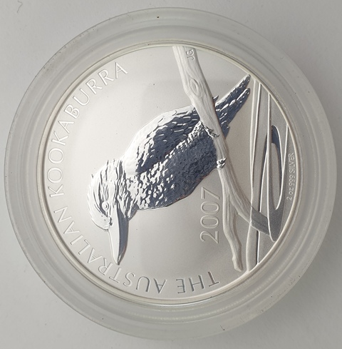 Australia - 2 Dollar (2 Oz) 2007, Kookaburra, Silver 999*