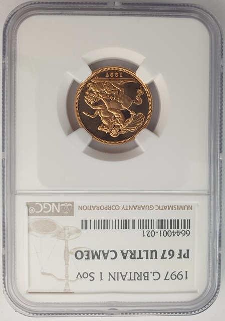 England - Sovereign 1997 PF67