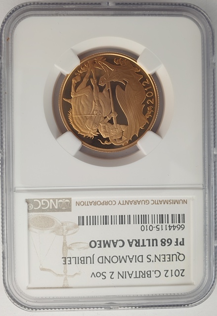 England - 2 Sovereign 2012 PF68